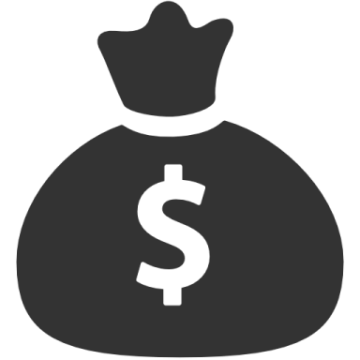 a bag of money icon