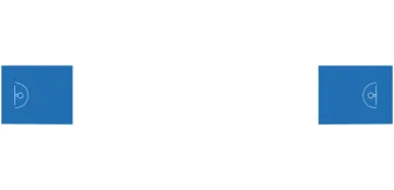 an image of two blue squares with one in the middle