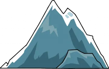 a mountain with snow on it