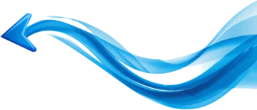 a blue wave on a white background