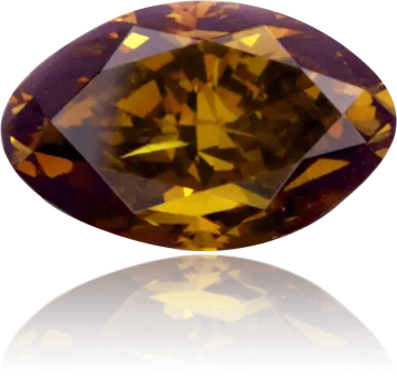 a brown and yellow diamond