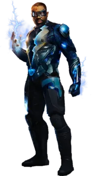 an image of a man in blue armor