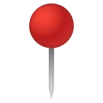 a red lobok on a white background