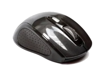 a computer mouse on a white background