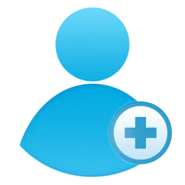 a person with a blue cross on their chest