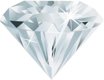 a diamond on a white background
