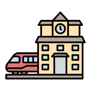 a building with a car in front of it