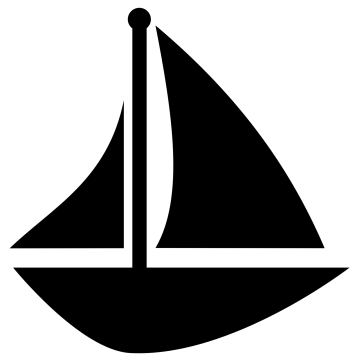 a black and white image of a sail