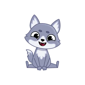 a gray and white kitten sitting on the ground
