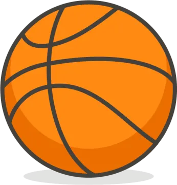 a basketball ball on a white background
