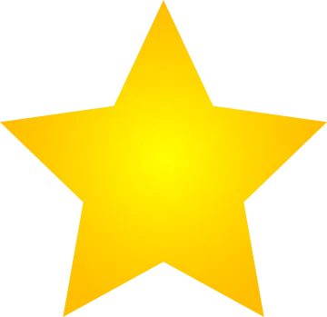 a yellow star