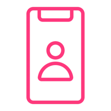 a clipboard with a person icon on it