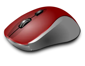 a computer mouse on a white background