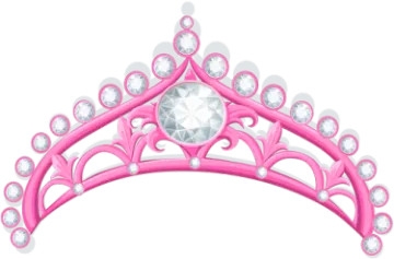 a pink tia with diamonds on it