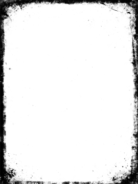 an old black and white photo frame