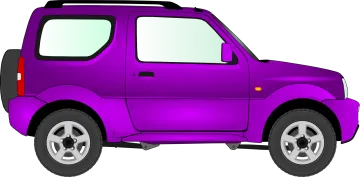 a purple car