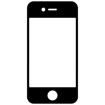 a black and white image of an iphone