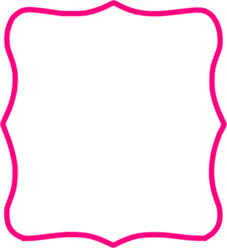 a pink frame on a white background