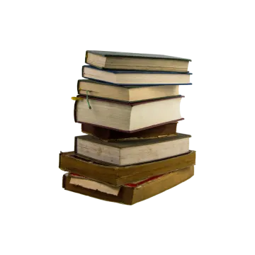 a stack of books