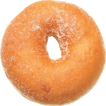 the donut is round