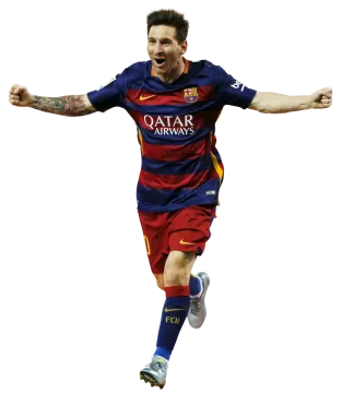 a soccer player in the air with his arms outstretched