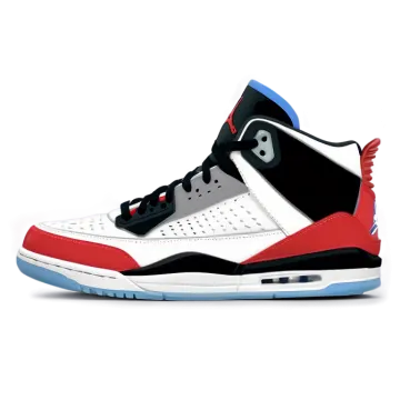 a pair of jordans on a white background