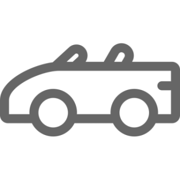 a car icon on a white background