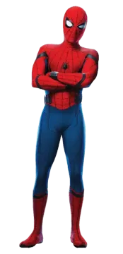 a man in a spider suit