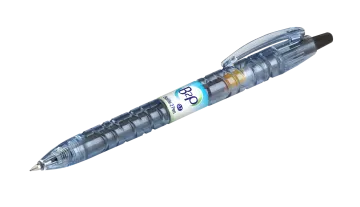 a ballpoint pen with a white background