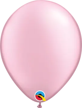 a pink balloon on a white background