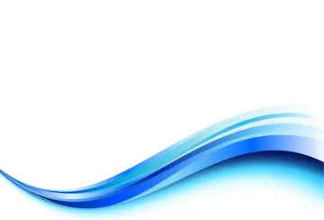 a blue wave on a white background