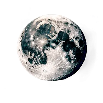an image of the moon on a white background