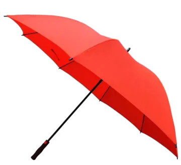a red umbrella on a white background