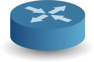 a blue button with arrows pointing up