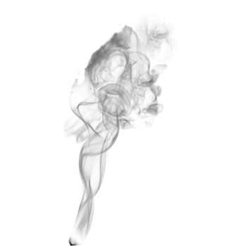 smoke on a white background