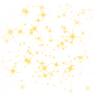 gold stars on a white background