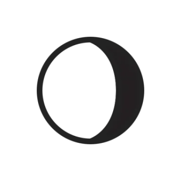 the letter o in black and white