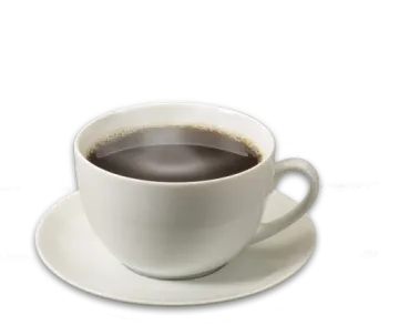 a cup of coffee on a saucer