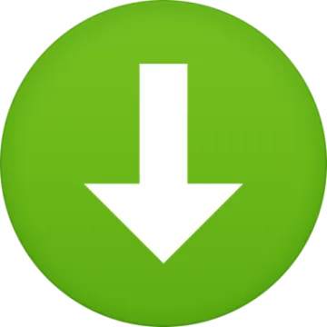 a green button with an arrow pointing up