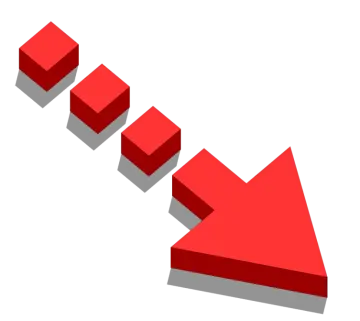 a red arrow pointing upward to the right