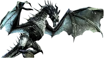 a black and white image of a dragon