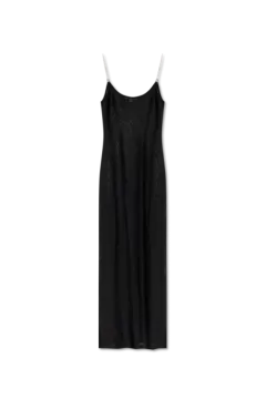 a black dress on a white background
