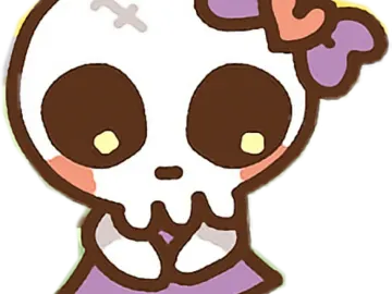 a cartoon panda with a bow on her head
