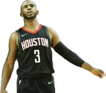 a man in a black uniform holding a basketball ball
