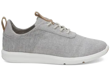 women's sneakers in grey with white soles