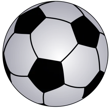 a soccer ball on a white background
