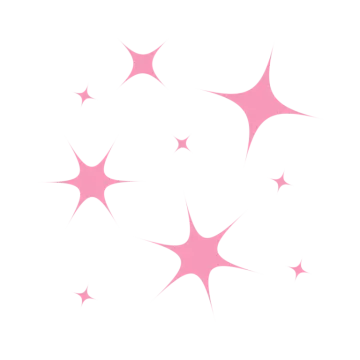 a white background with pink stars