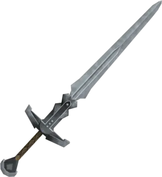 a sword on a white background