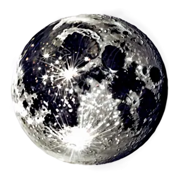 a black and white ball with stars on it