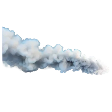 a cloud of smoke on a white background